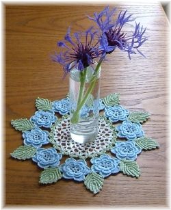 Victorian Rose Doily